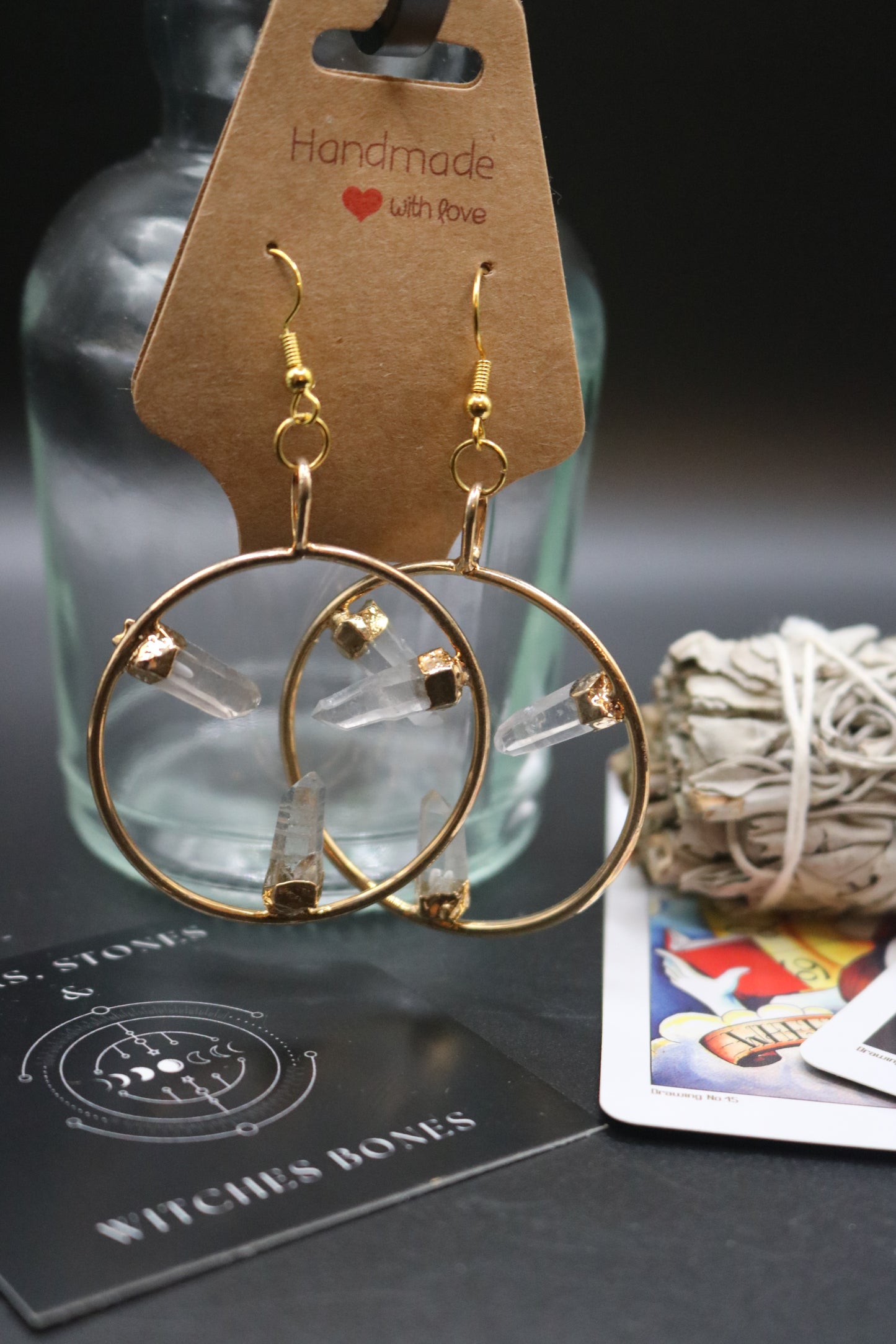 Clear Quartz Earrings