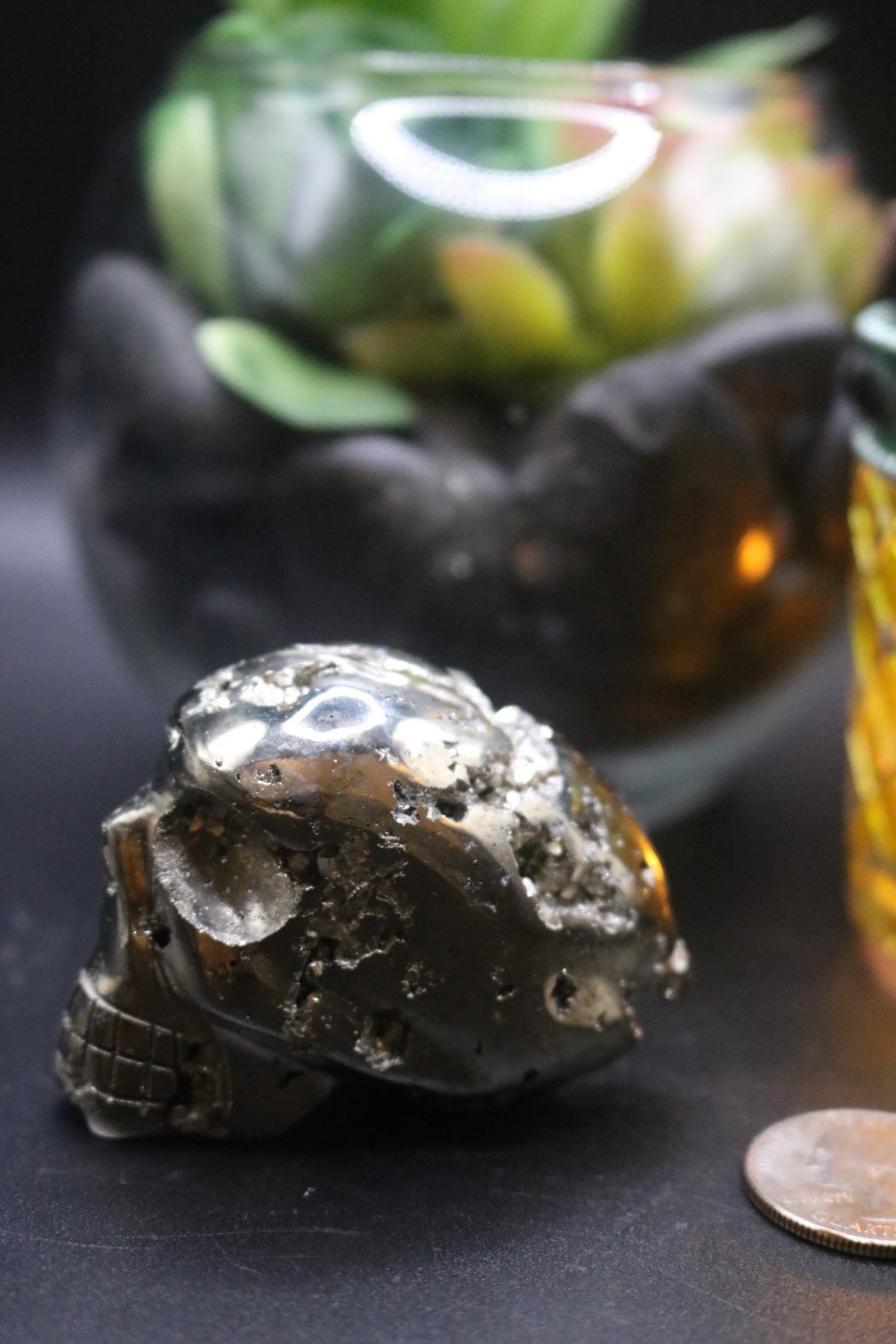 Pyrite Skull (HIGH QUALITY)