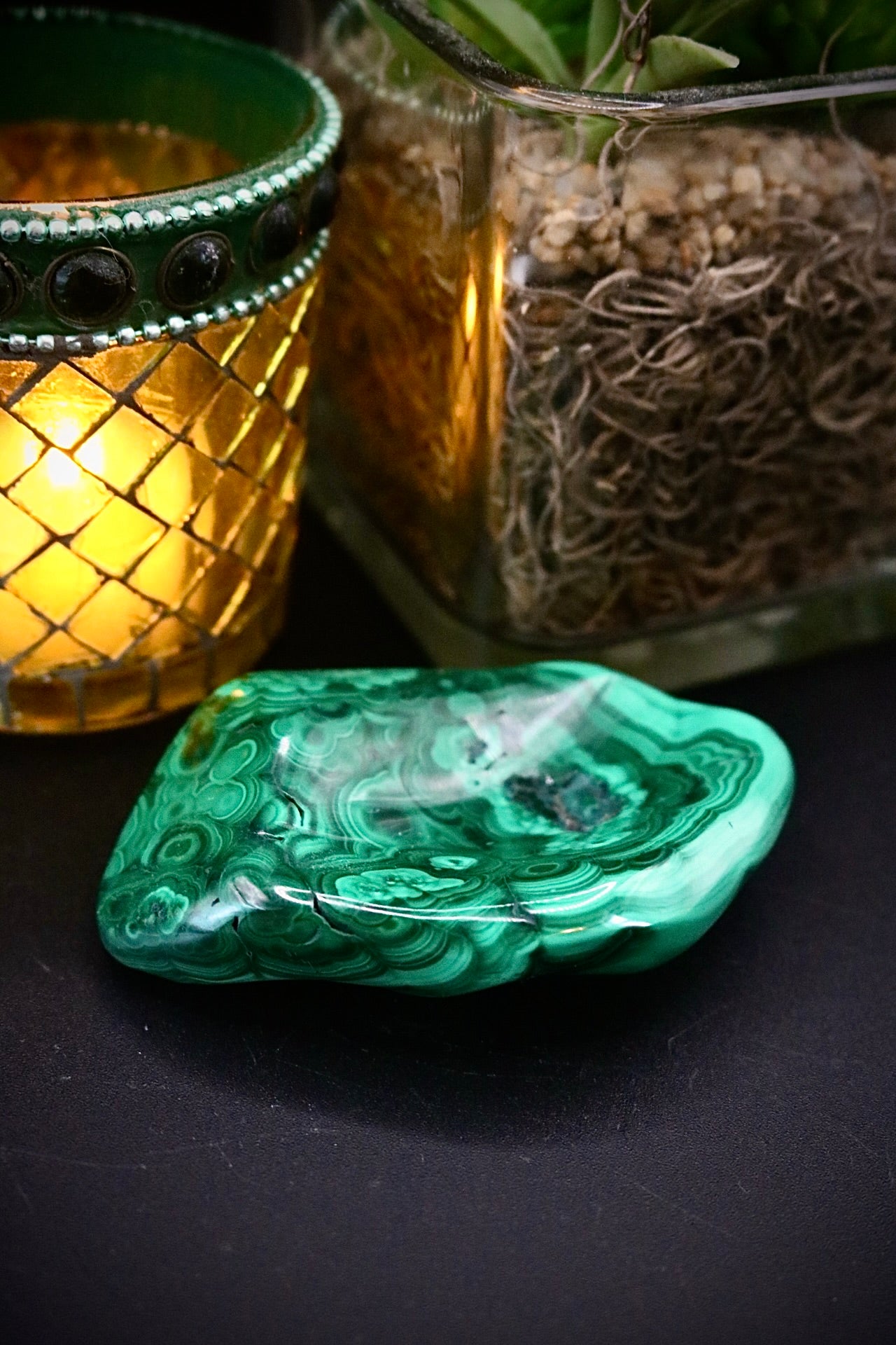 Malachite Tray