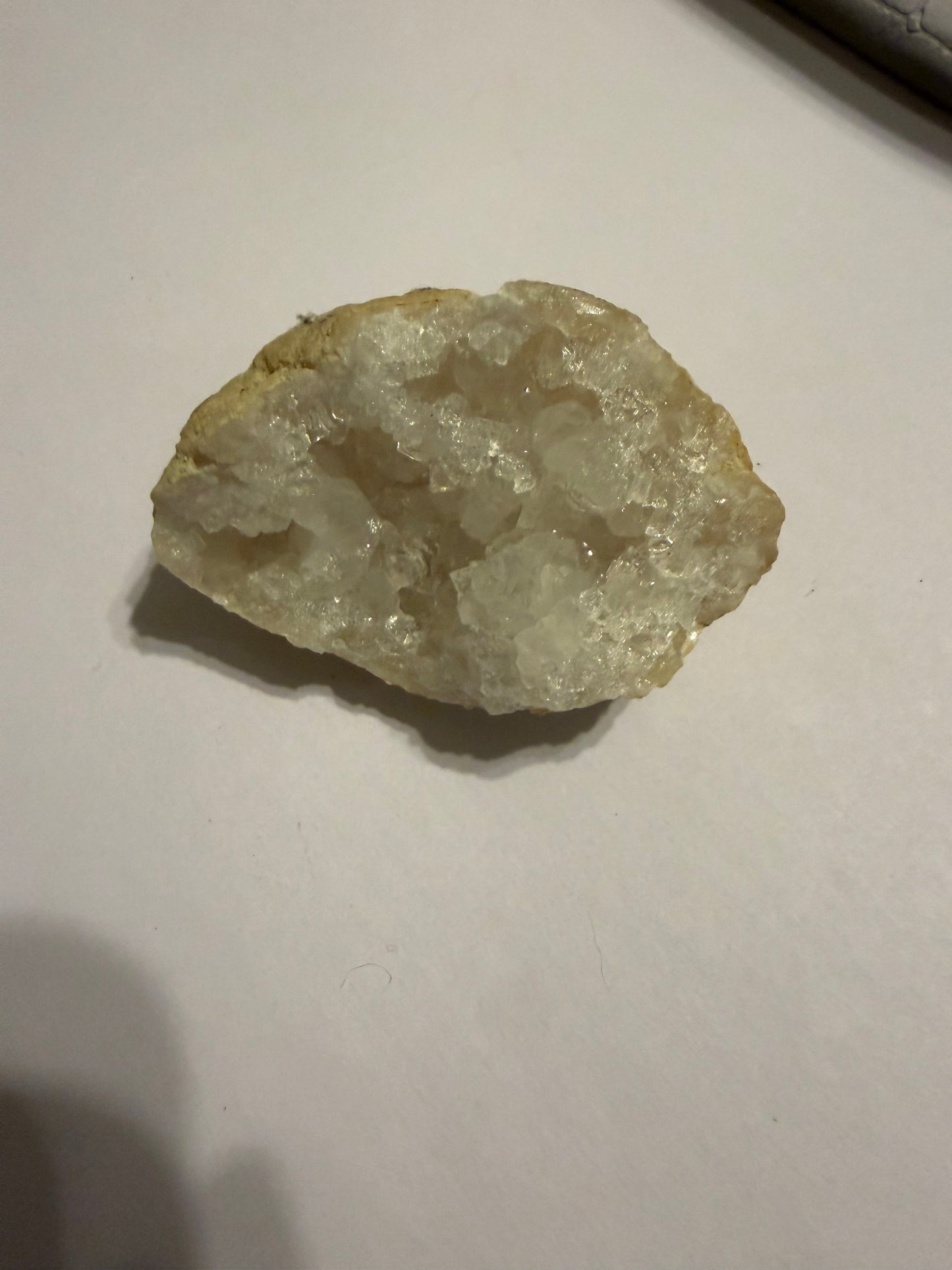 Clear Quartz Raw Geode Half