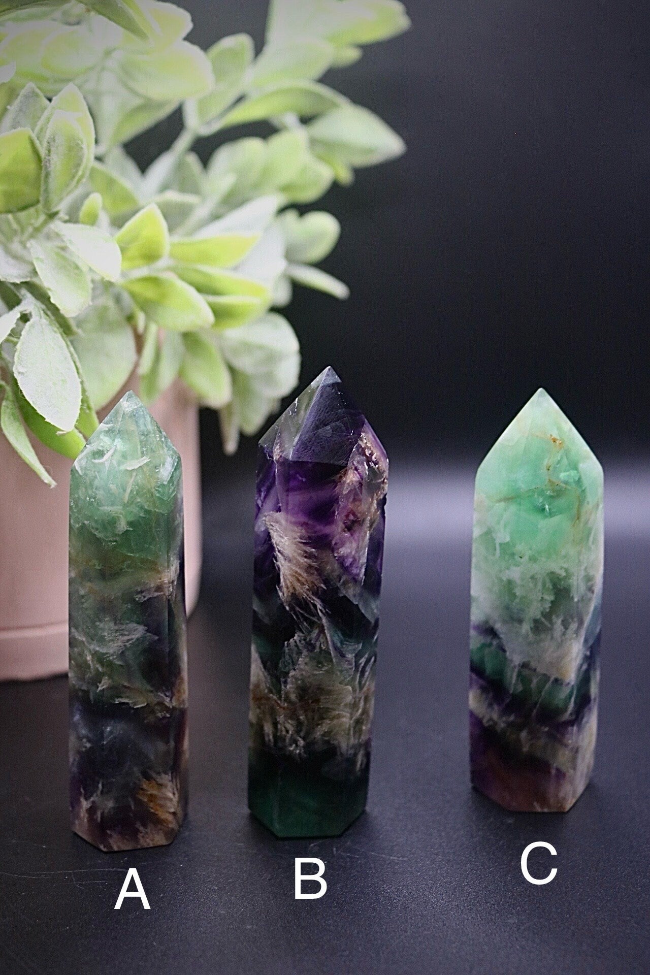 Feather Fluorite Tower