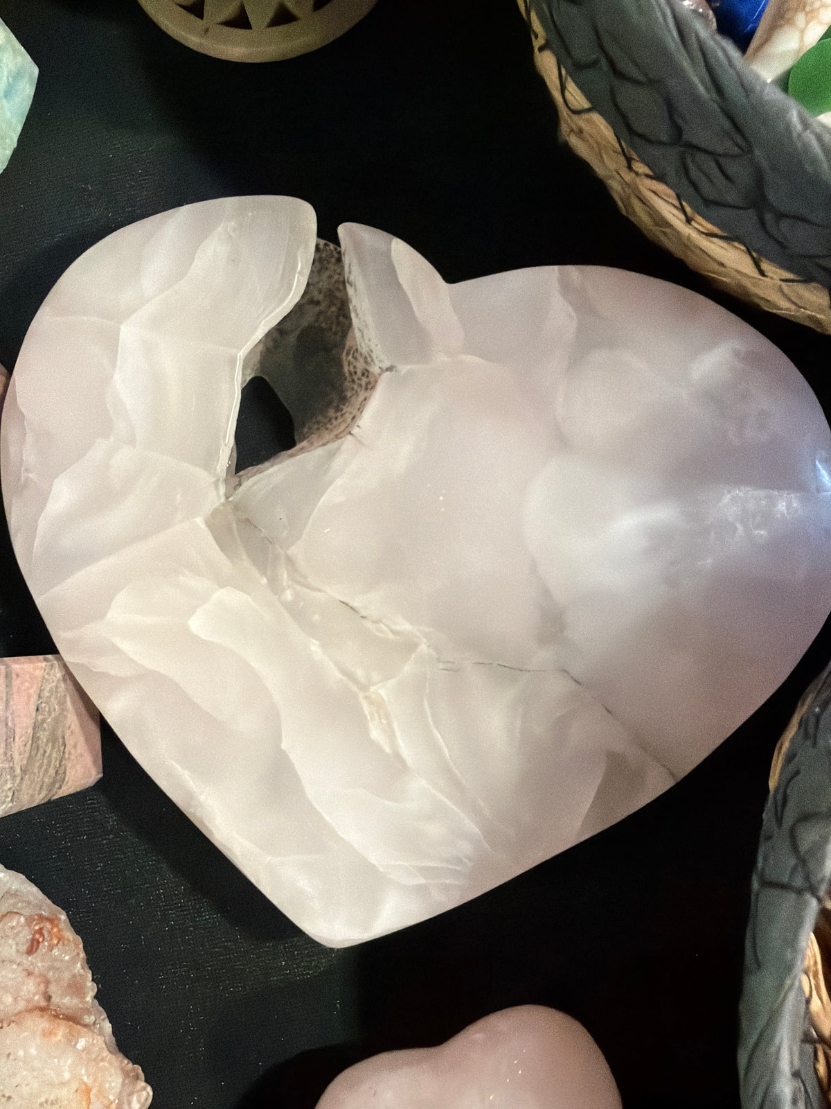 Huge Rose Quartz Heart