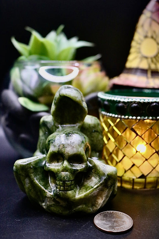 Serpentine Grim Reaper Carving