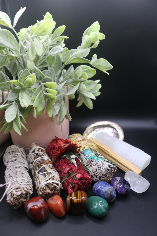 Premium Smudge And Chakra Kit