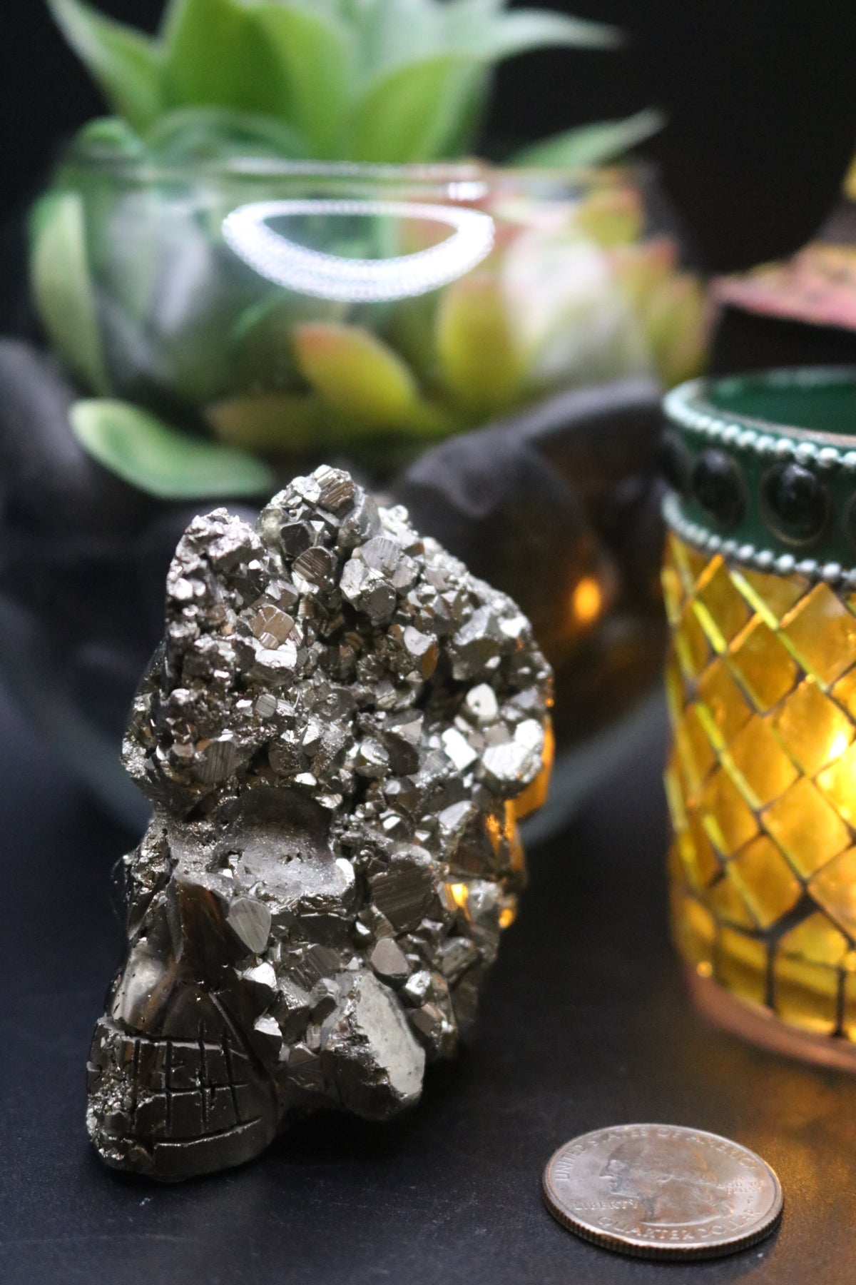 Pyrite Skull (HIGH QUALITY)