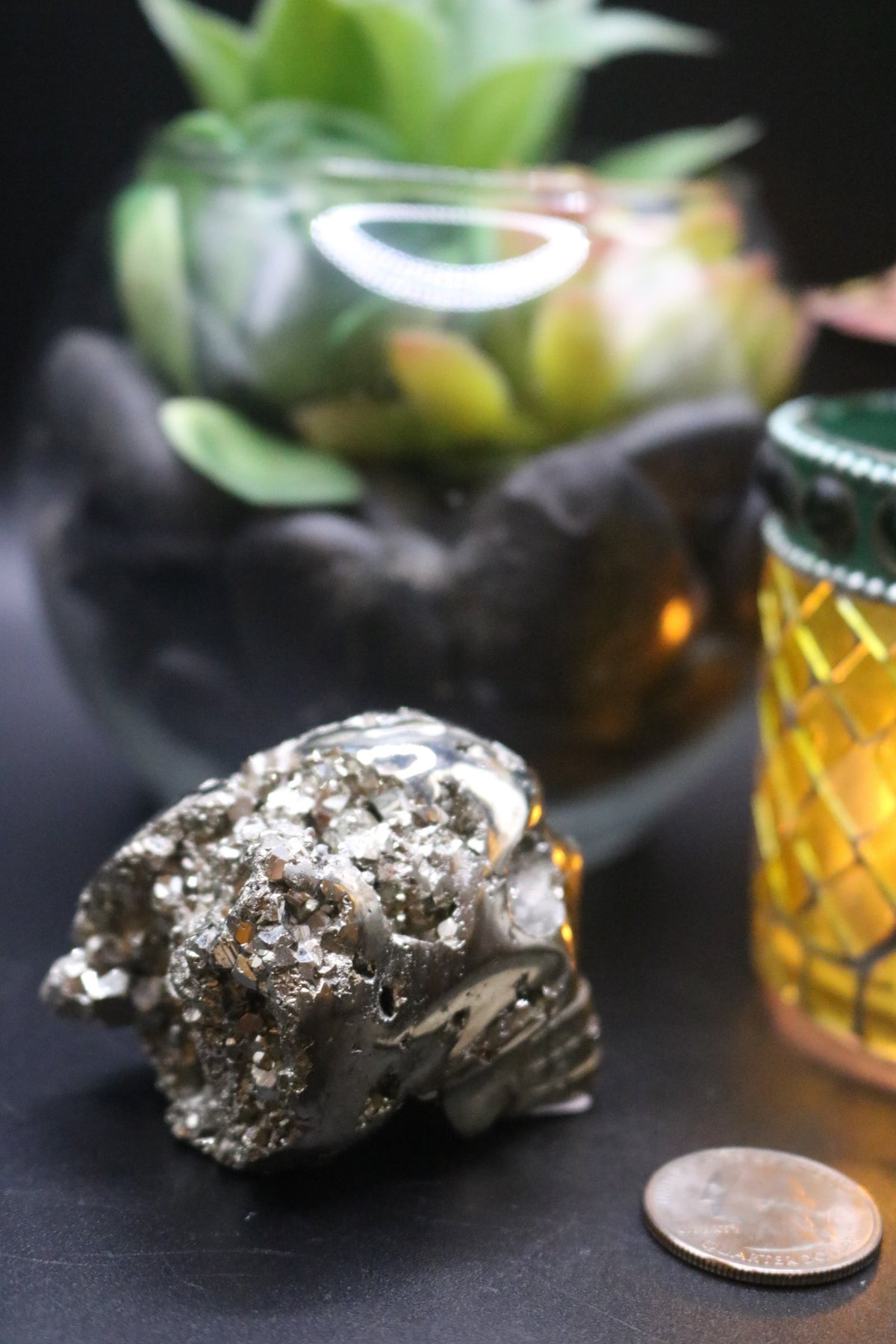 Pyrite Skull (HIGH QUALITY)