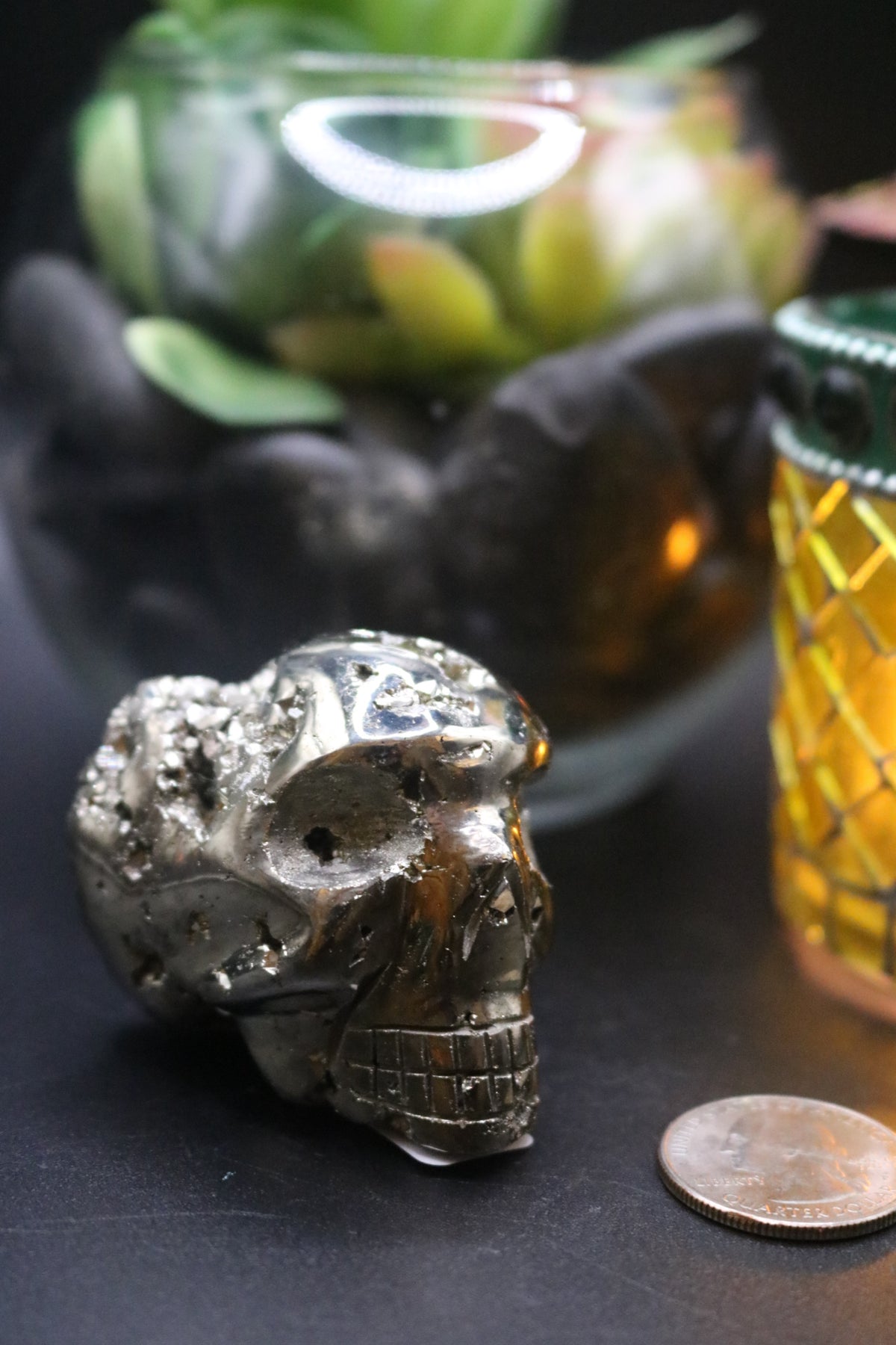 Pyrite Skull (HIGH QUALITY)