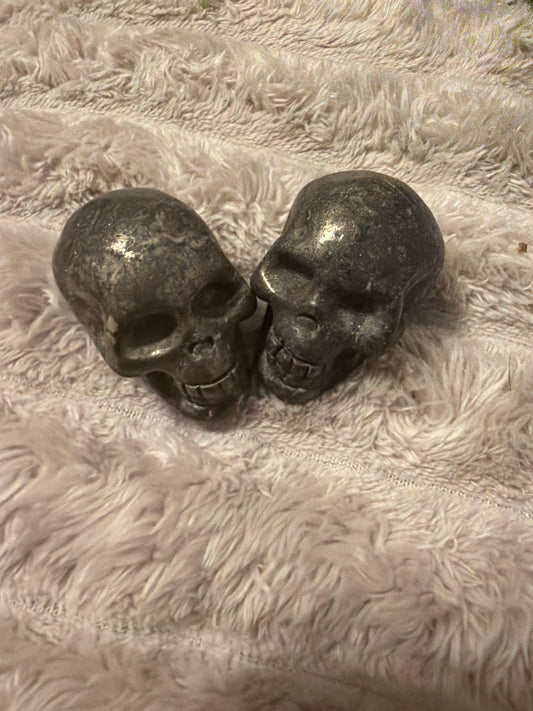 Pyrite Skull