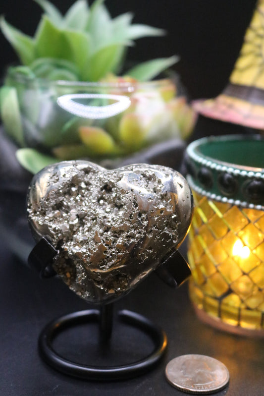 Pyrite Heart (HIGH QUALITY)