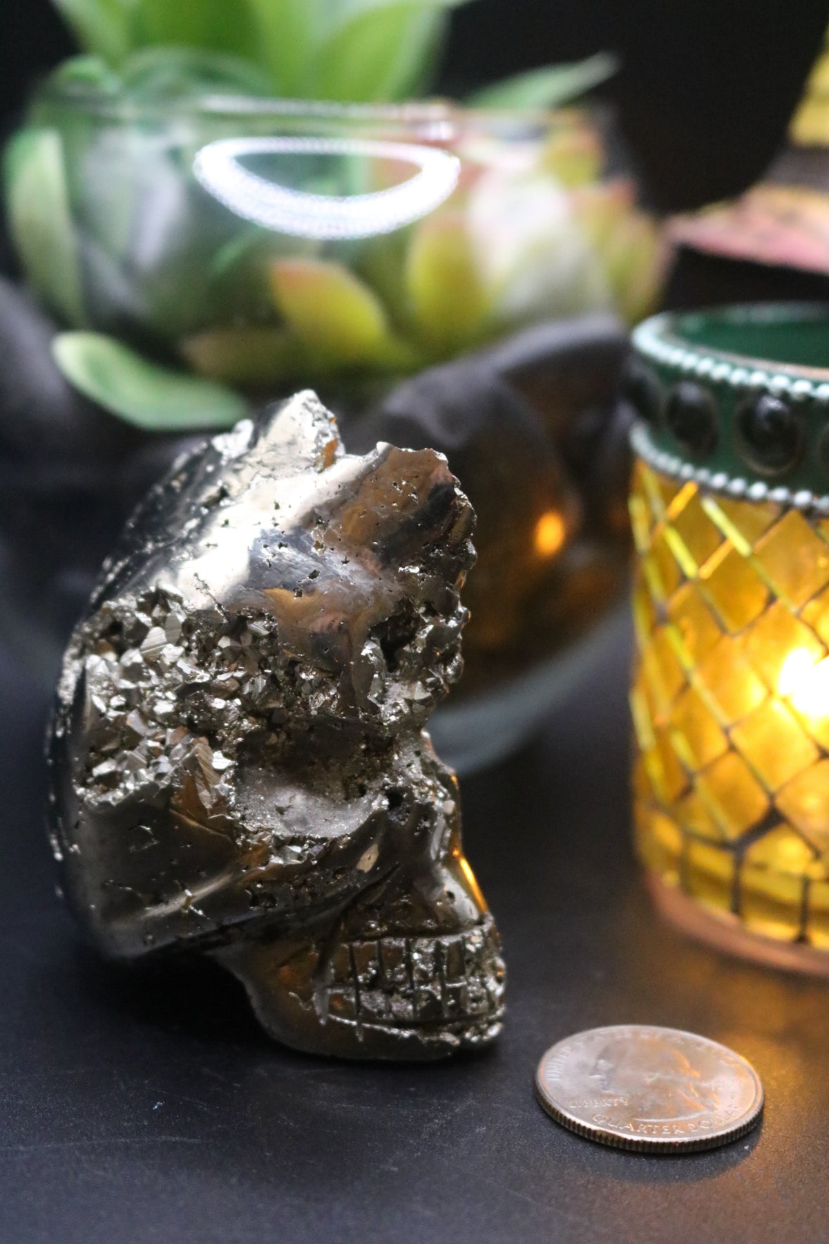 Pyrite Skull (HIGH QUALITY)
