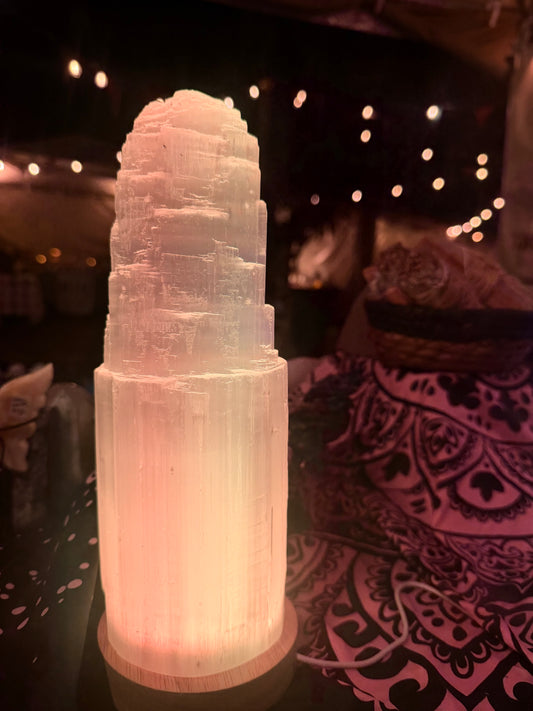 Selenite Lamp