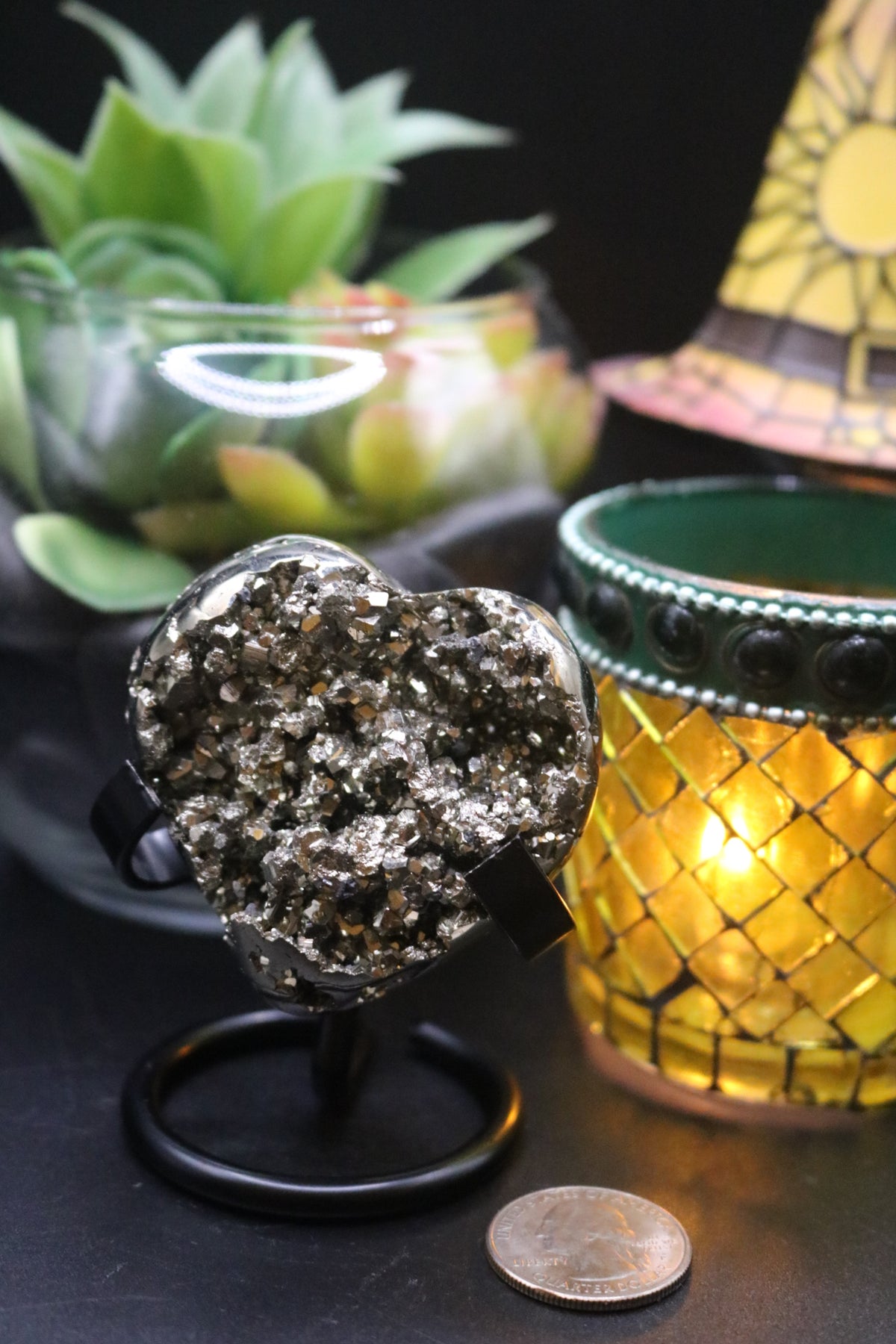 Pyrite Heart (HIGH QUALITY)