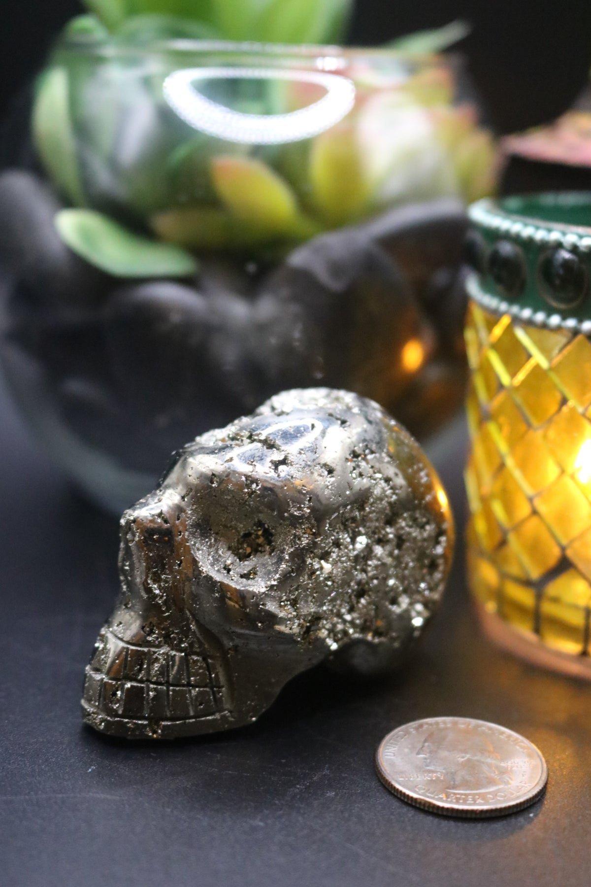 Pyrite Skull (HIGH QUALITY)