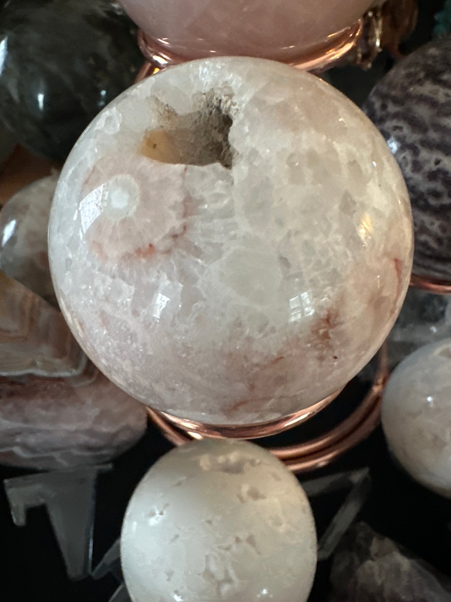 Pink Amethyst Sphere