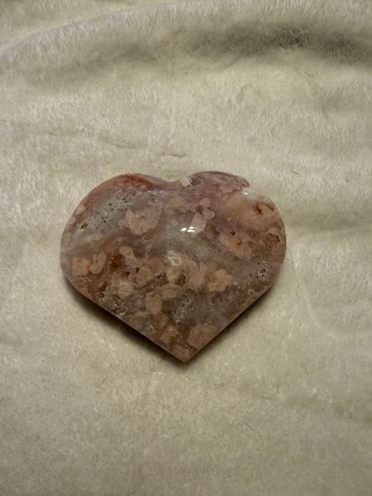 Pink Amethyst Heart