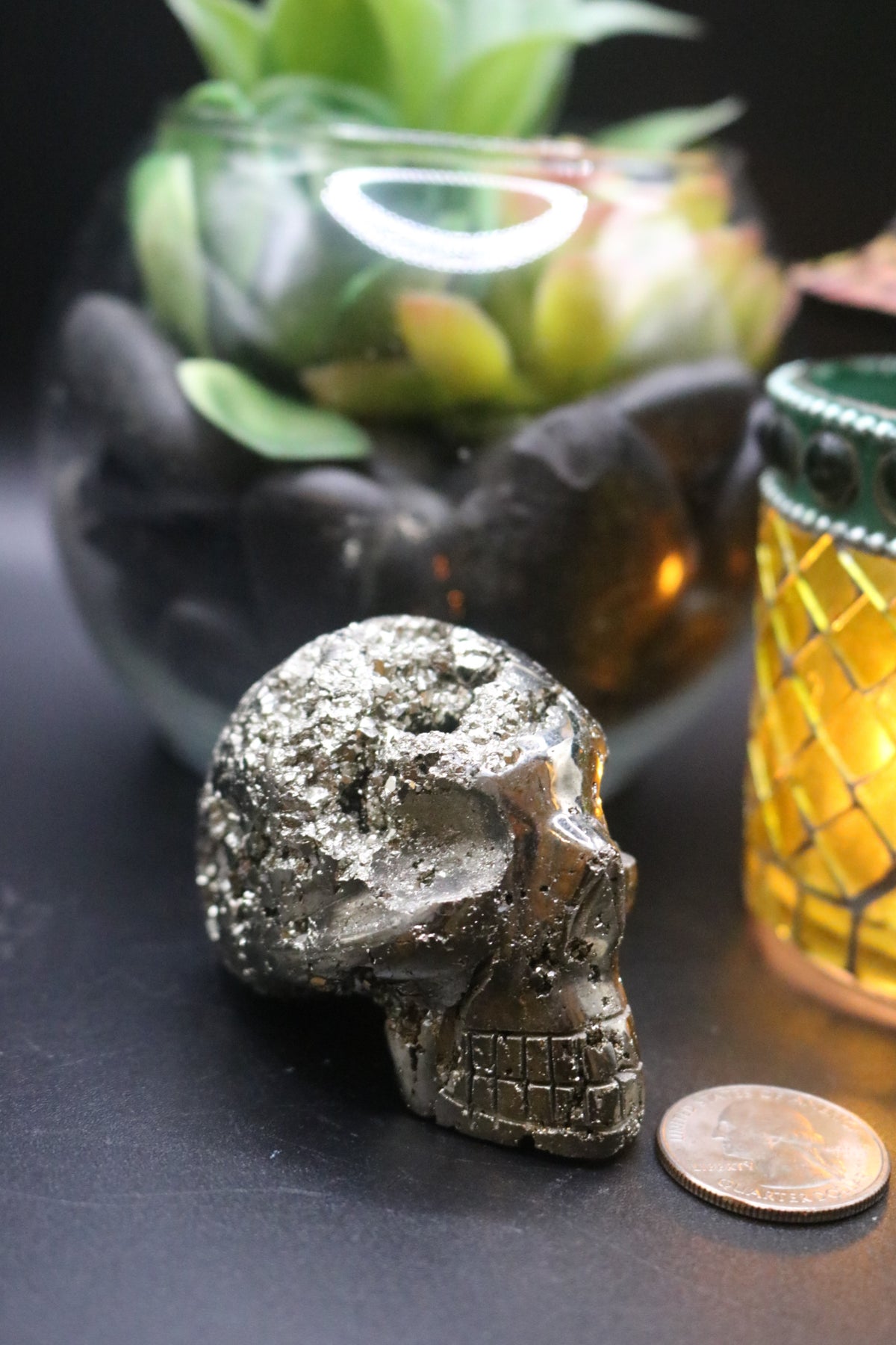 Pyrite Skull (HIGH QUALITY)