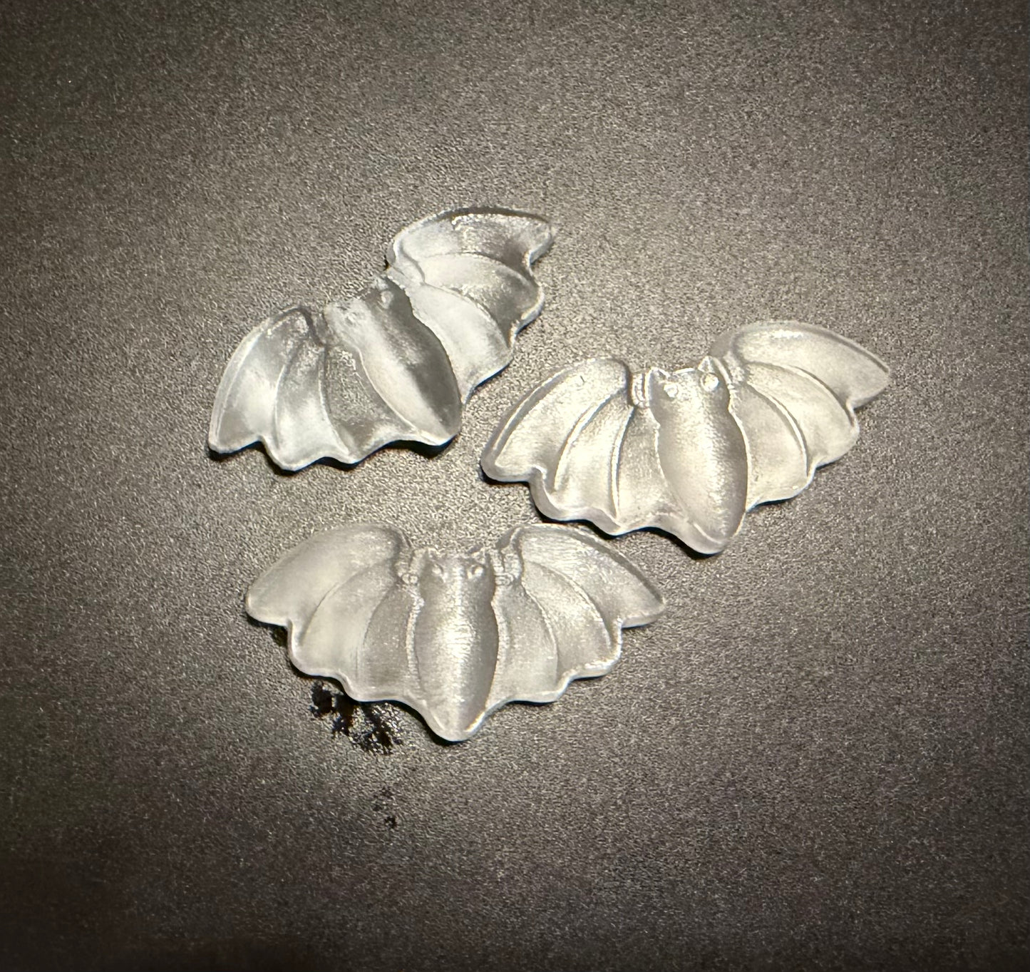 Selenite Bat Carving