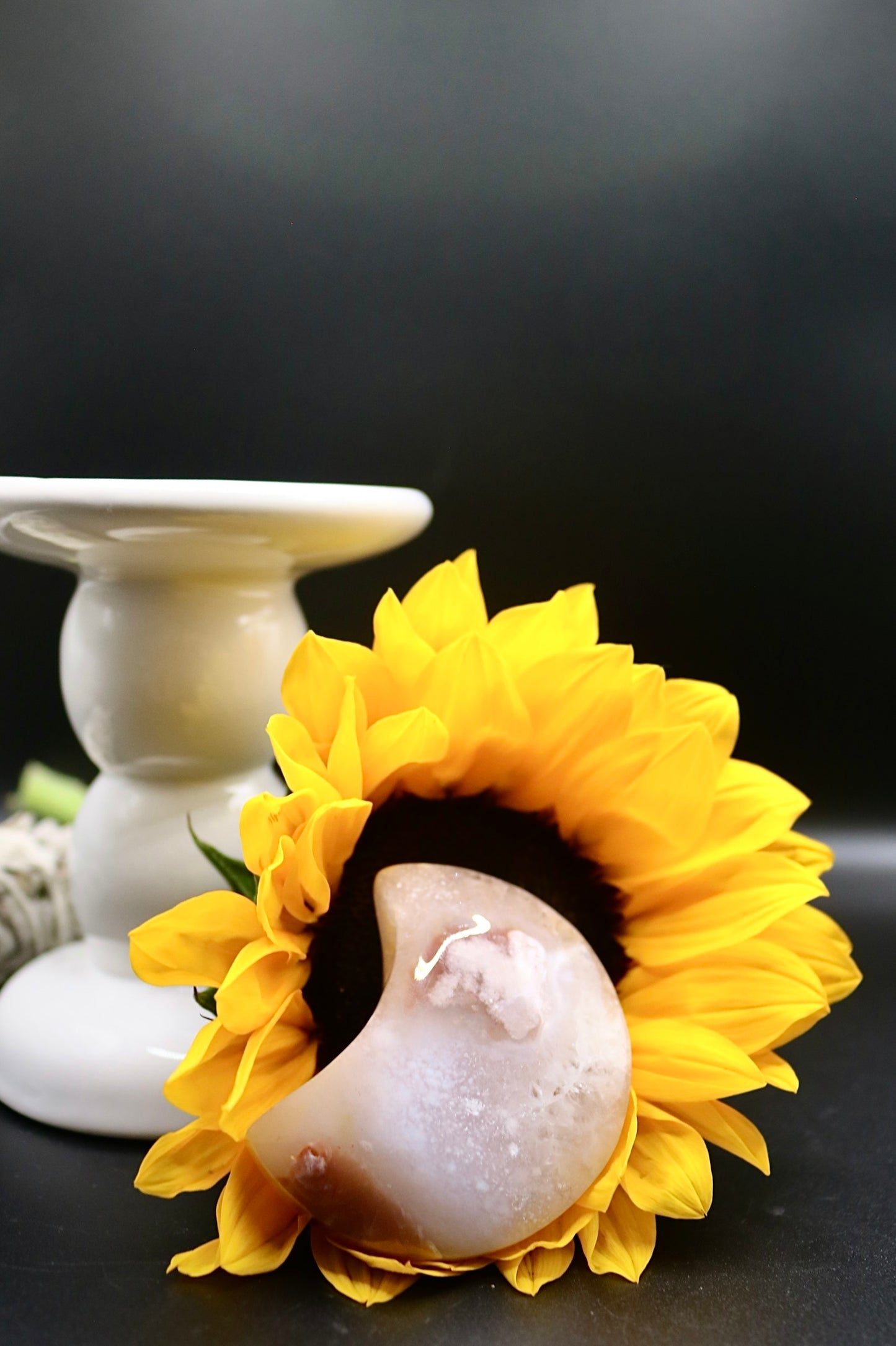 Flower Agate Moons