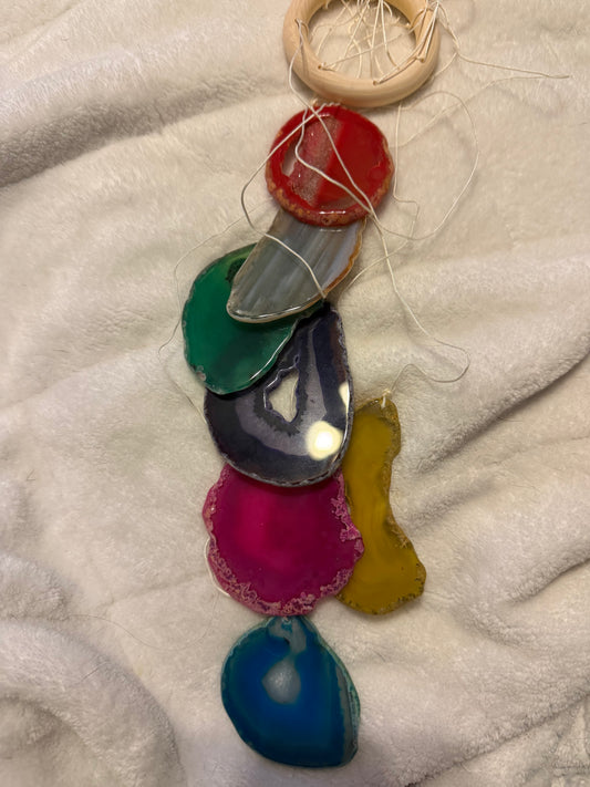 Chakra Agate Wind Chimes