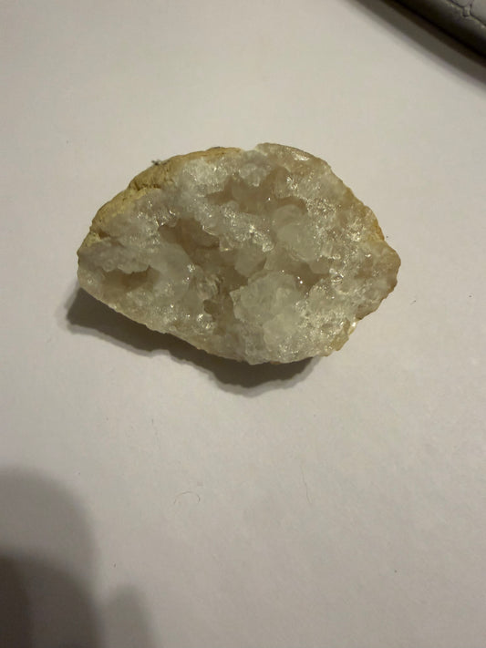 Clear Quartz Raw Geode Half