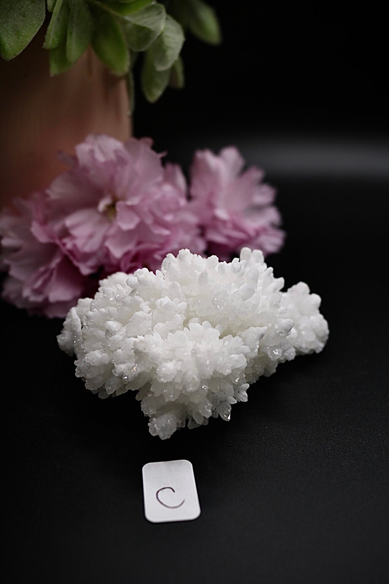 Raw White Aragonite Crystals