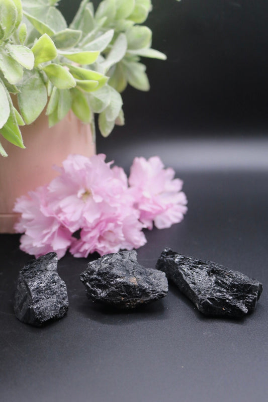 Black Tourmaline Raw Specimens