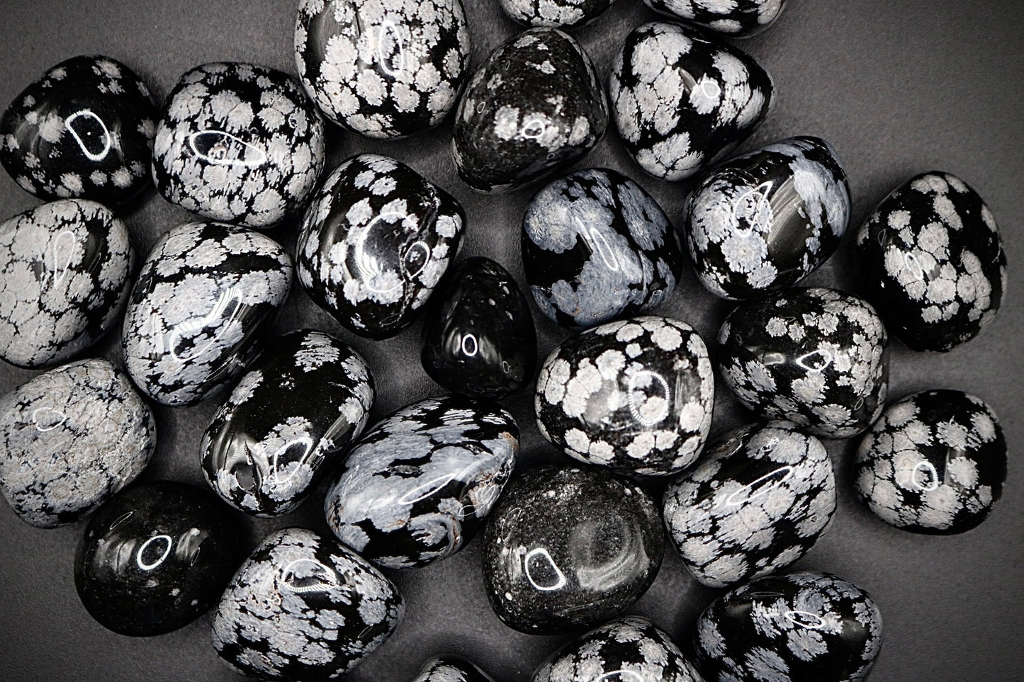 Snowflake Obsidian Tumbles