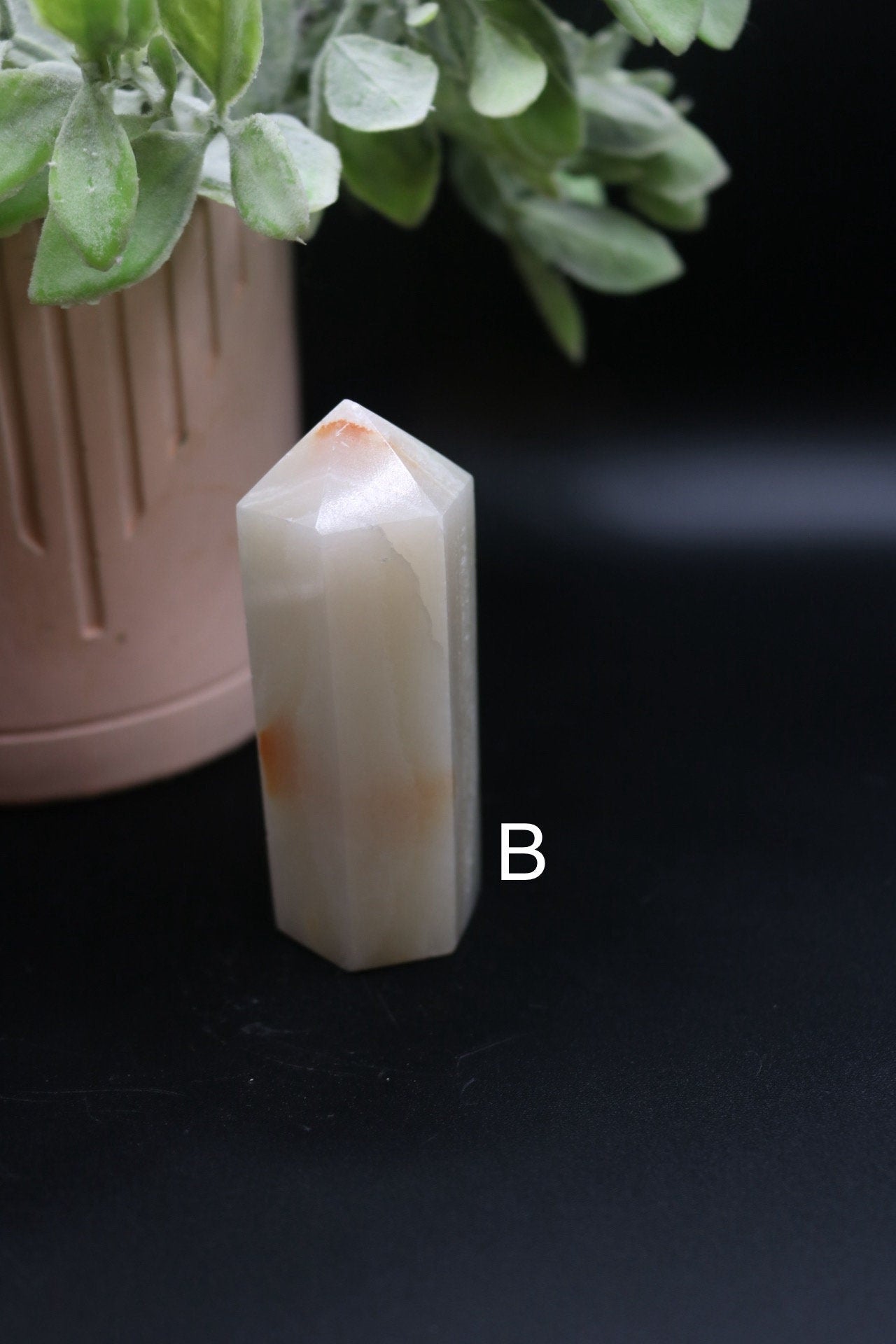 Green Onyx Crystal Point