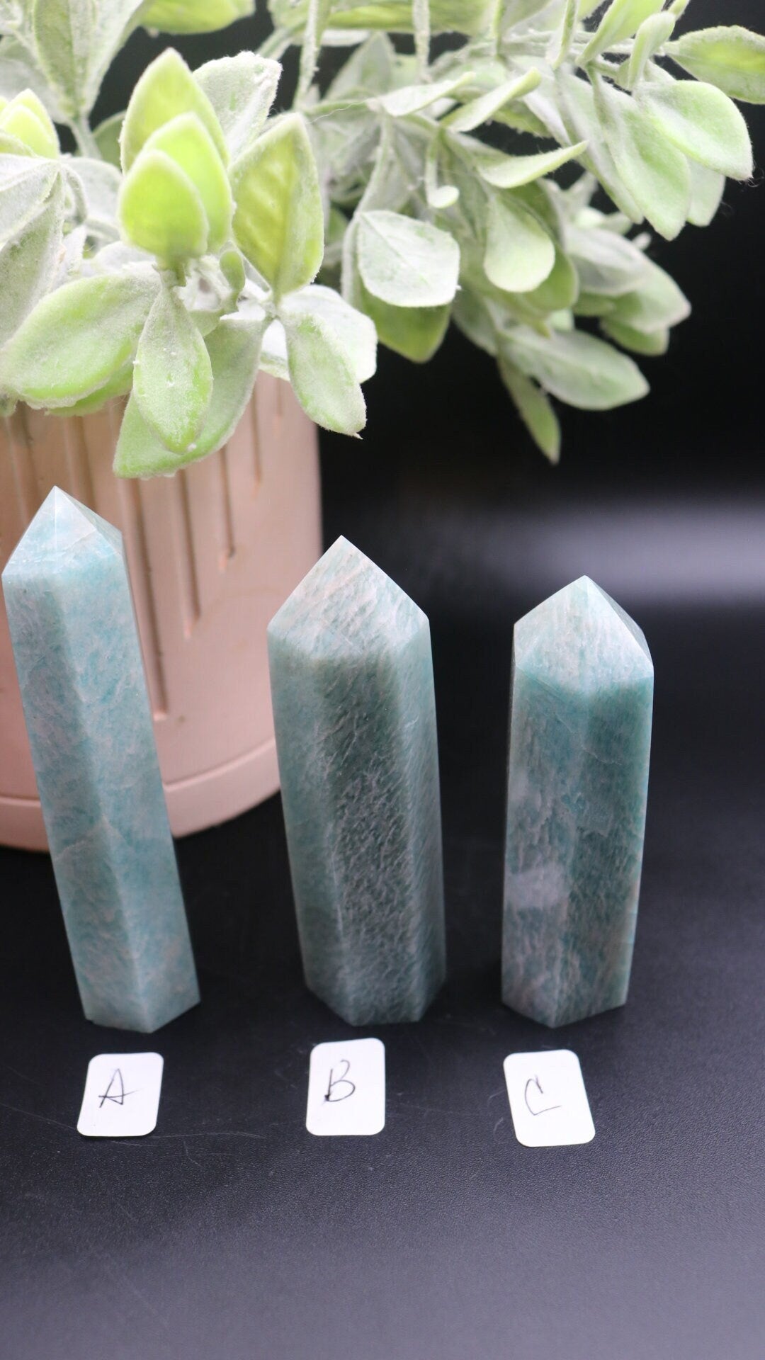 High Quality Amazonite Crystal Tower