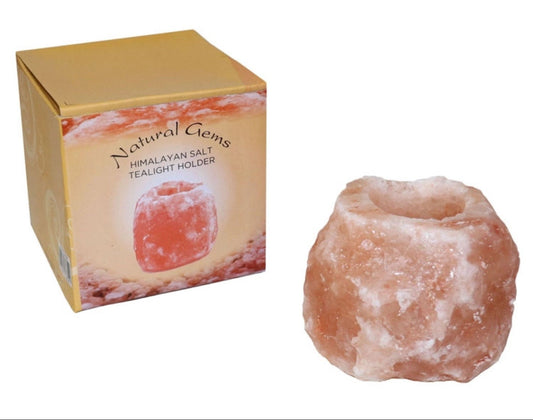 Pink Himalayan Salt T-Light Holder