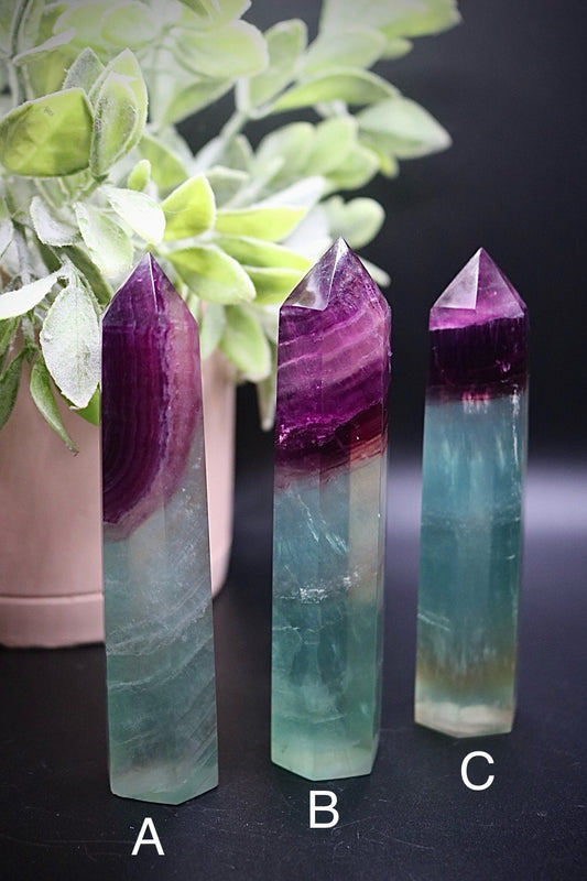 Rainbow Fluorite Tower